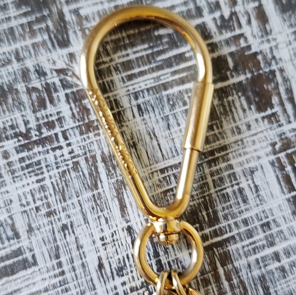 Louis Vuitton Porte Cles Puzzle Bag Charm Keychain in Gold/Dk Brown - Picture 5 of 8